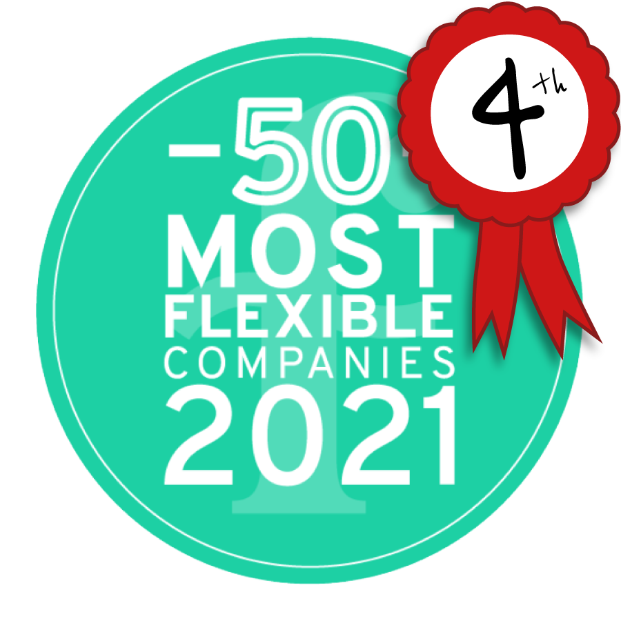 Flexa 50 Most Flexible Compansies 2021 Badge